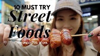 10 MUST TRY street foods in Myeongdong, Seoul
