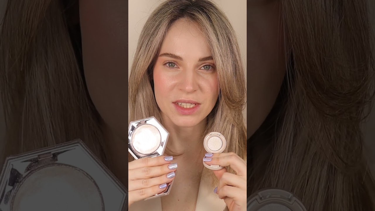 В поисках аналогов: сравниваем хайлайтер Fenty Beauty "Diamond Bomb" и спаркл SHIK Studio "Gliese"