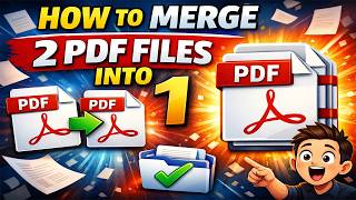 How To Combine PDF Files Into One | How To Merge PDF Files