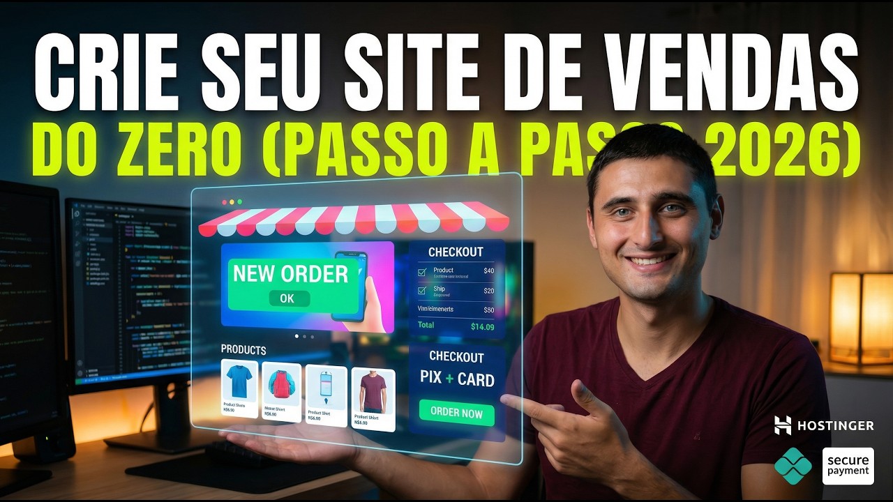 Como criar um site de vendas em 2026 - YouTube