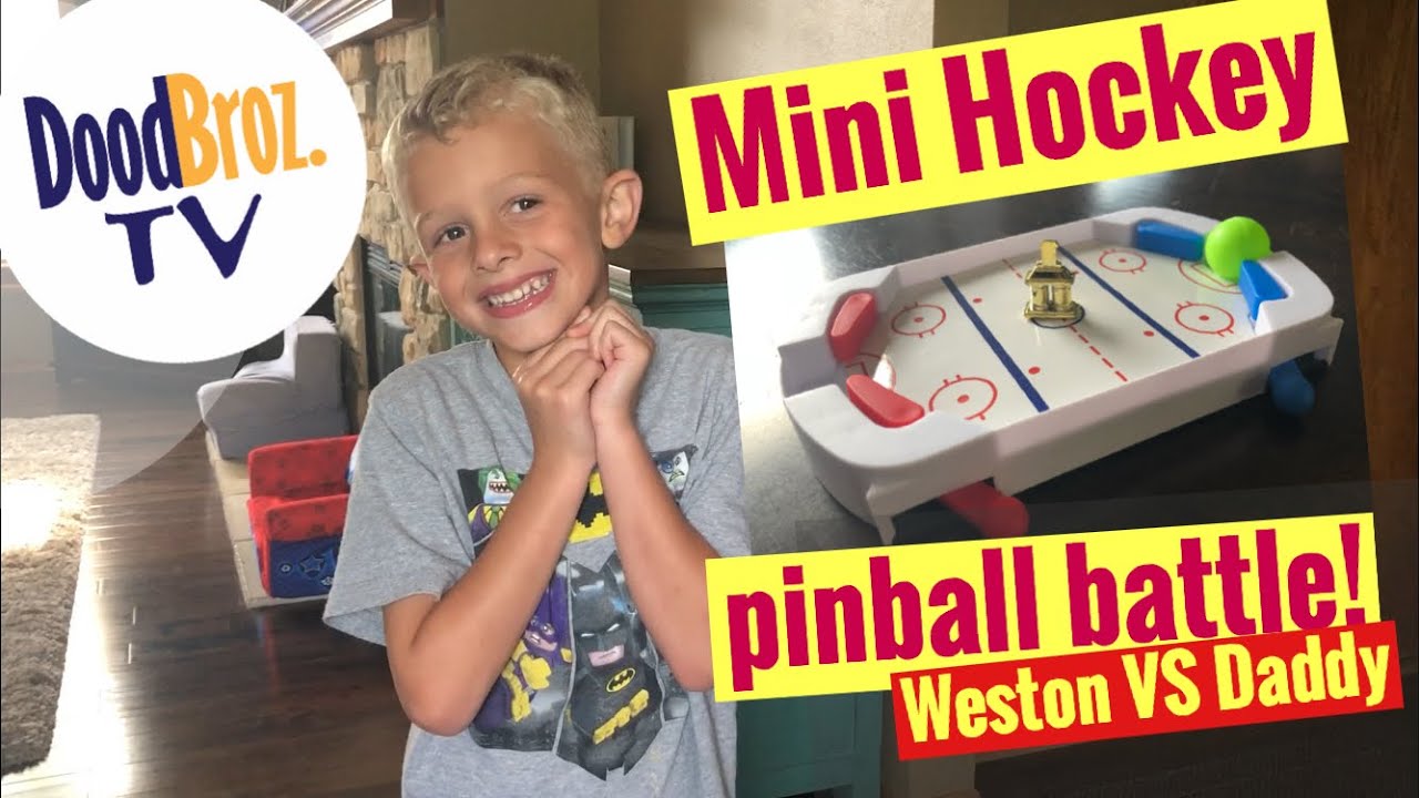 EPIC Mini Hockey Pinball Battle Full Match YouTube
