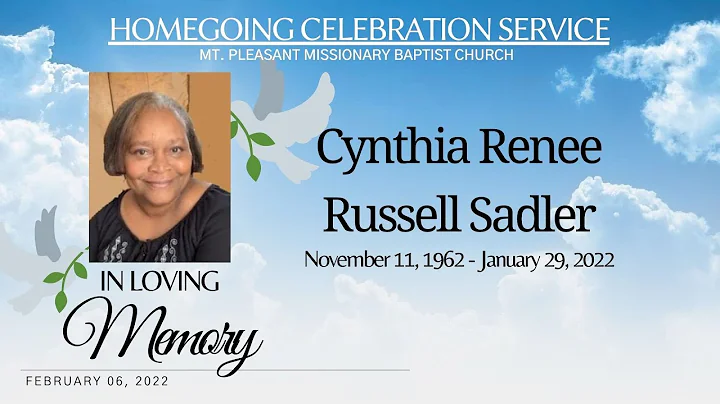 Cynthia Renee Russell Sadler Graveside Service Liv...