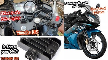 Yamaha R15 starting trouble fix electrical failure & engine warning trouble light solution