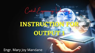 CONTROL ENGINEERING LABORATORY  OUTPUT 1