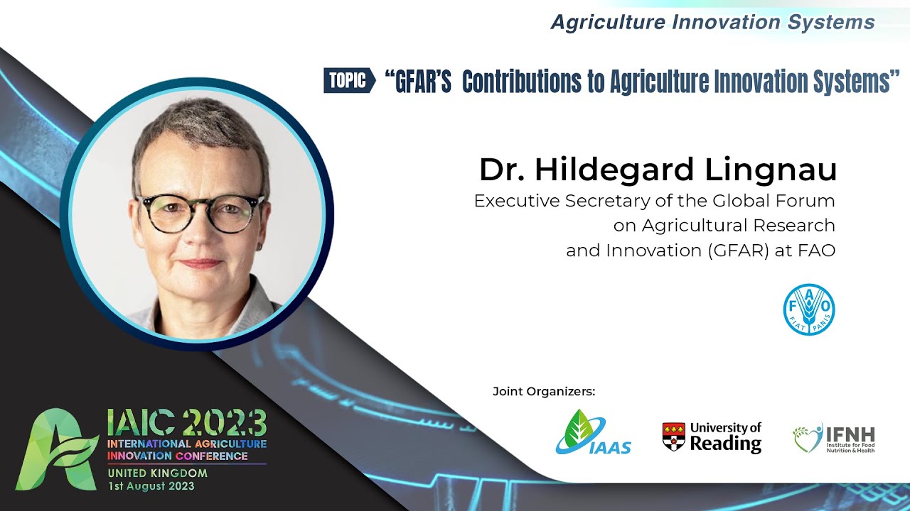 IAIC 2023 - Law of GFAR in Agriculture Innovation Systems