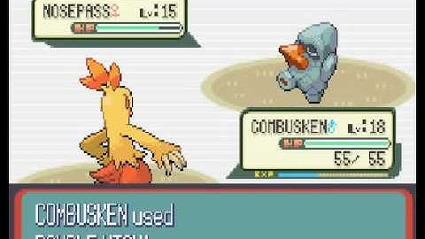 Pokémon Ruby Walkthrough Part 6 - Rustboro Gym ! Leader : Roxanne !