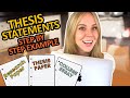 Crafting a Thesis Statement Quiz