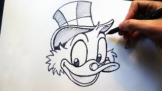 Como Desenhar o Tio Patinhas [Uncle Scrooge] - (How to Draw Scrooge) - SLAY  DESENHOS #232 