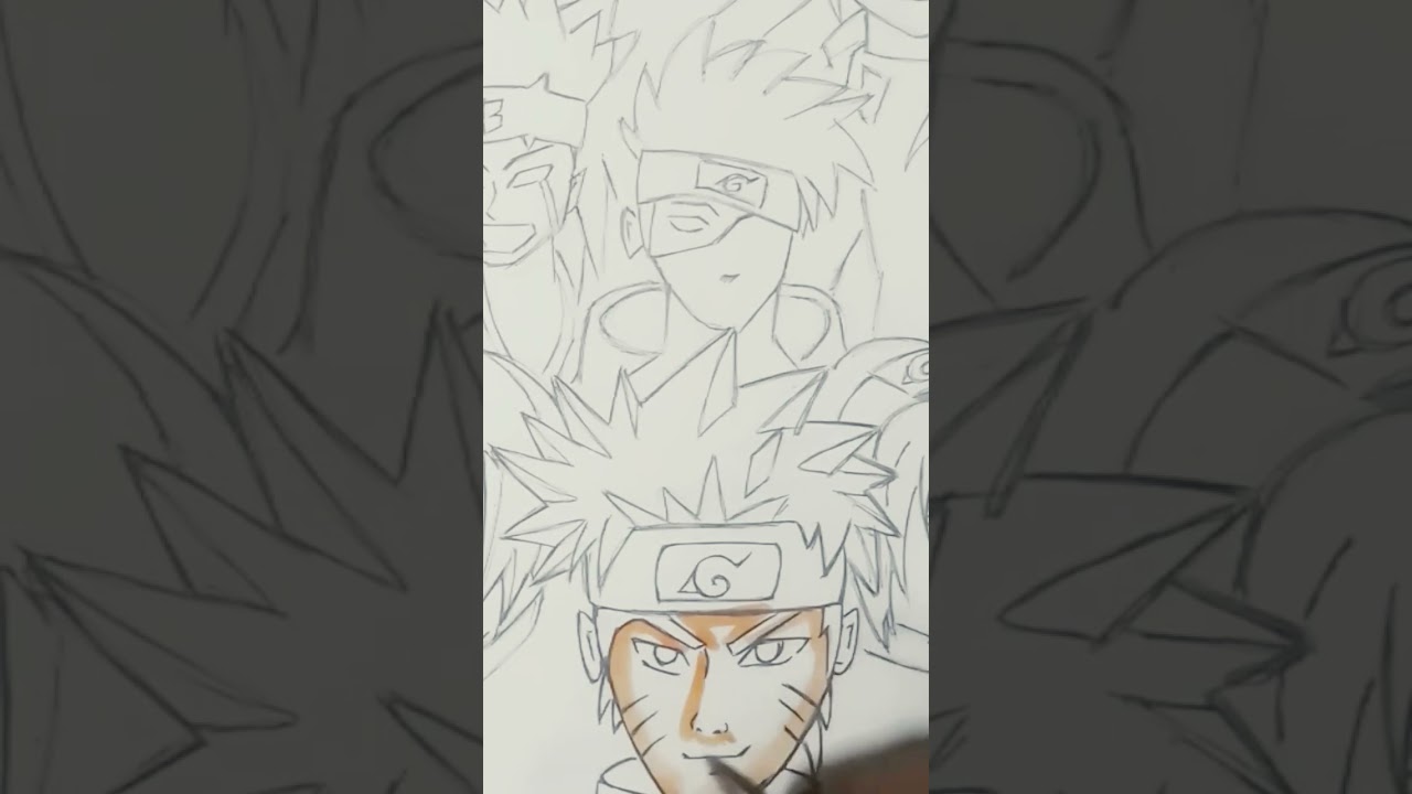 I wish i can draw all naruto's characters here Just like the movie