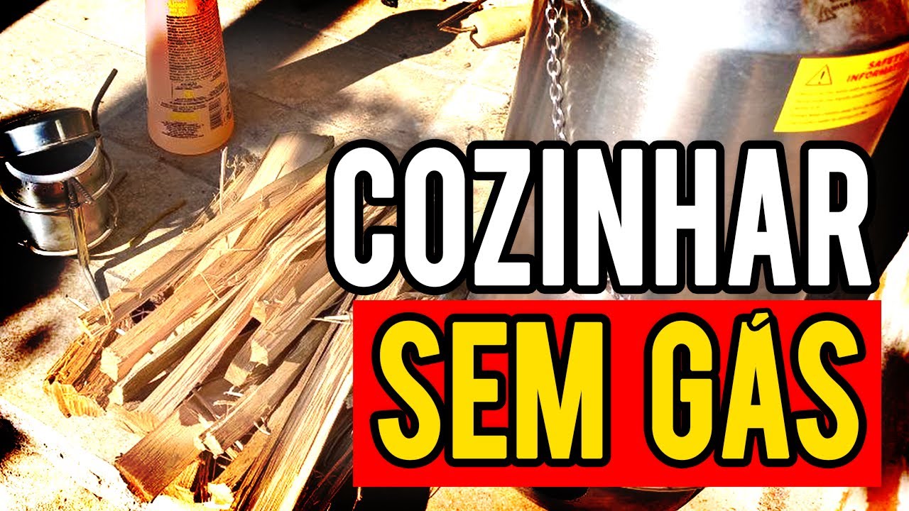 COZINHAR SEM GÁS | USAR LENHA OU ESPIRITEIRA? – SOBREVIVENCIALISMO