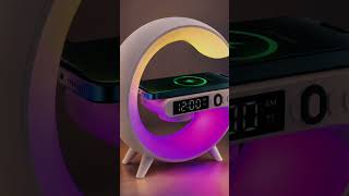 LED Wireless Charging Alarm Clock Lamp Smart Night Light & Fast Charger #mxchoice