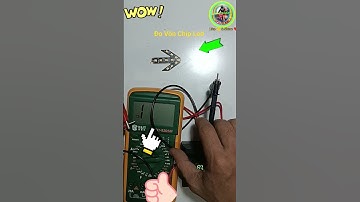 Cách Xác Định Số Vôn Của Chíp Led Bằng Đồng Hồ Số \ #Shorts