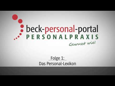beck-personal-portal – Das Personal-Lexikon – Gewusst wie!