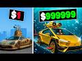 $1 to $1,000,000 Mclaren Boat Car in GTA 5
