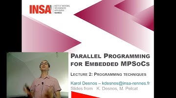 Parallel Programming for Embedded MPSoCs - 2.1. PThreads