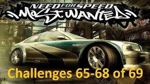 TB2 2005 Need For Speed Most Wanted, Challenges 65-68 of 69 - Pure Gameplay
