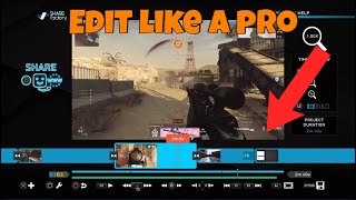 How to Edit basic Modern Warfare Montages on Sharefactory (Good tips)
