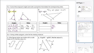 Unit 7 Day 1 Proportions and Similar Polygons Part 2