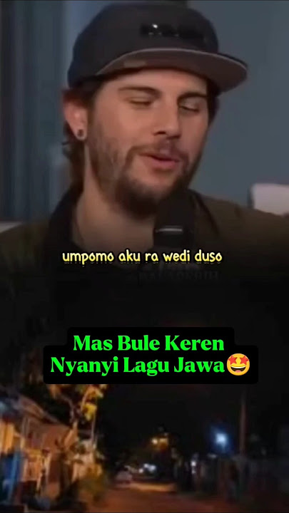 Mas Bule Keren Nyanyi Lagu Jowo 🤩😍