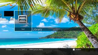 [PS4 themes] BRIKS 2 4k Beach Summer Paradise Dynamic Theme - Playstation