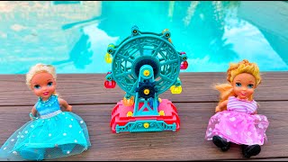 Elsa and Anna toddlers Carnival games by divernic doll adventures 186,870 views 5 months ago 12 minutes, 33 seconds