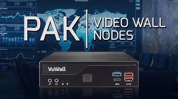 VuWall PAK Video Wall Nodes for AV-over-IP Video Wall Deployment