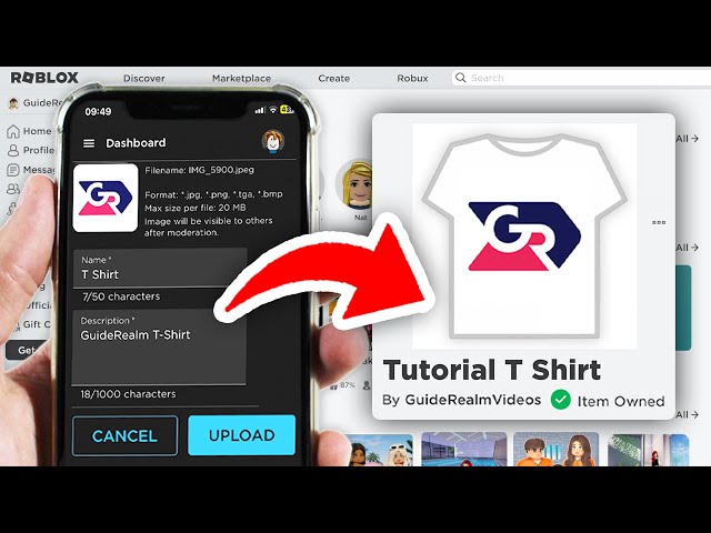 How To Make A Shirt In Roblox Mobile (Best Guide)