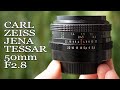 CARL ZEISS JENA TESSAR 50 mm f2.8 vintage lens review in 2021 - Photo and video sample | 4k Video