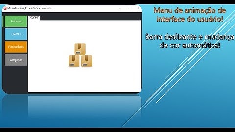 Como fazer uma Barra Deslizante Menu e que muda de cor no Delphi
