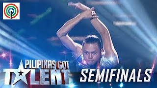 Pilipinas Got Talent Season 5 Live Semifinals: Mark Dune Basmayor - Solo Contortionist