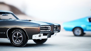 UE4.23 Preview 8 | Raytrace American Muscle | Dynamic HDRIbackdrop with autofocus | RTX 2080ti