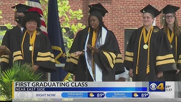 First graduating class at Purdue Polytechnic High School