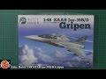 Kitty Hawk 1/48 jas-39 B/D Gripen Review