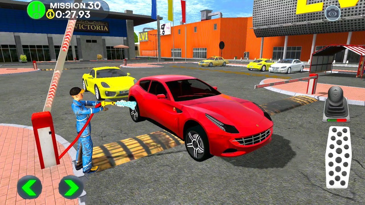 Italian Car Driving Near Big Mall Parking Lot #3 - VIP Cars Simulator - Android Gameplay