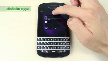 Special feature of Blackberry Q10: Gesture Controls