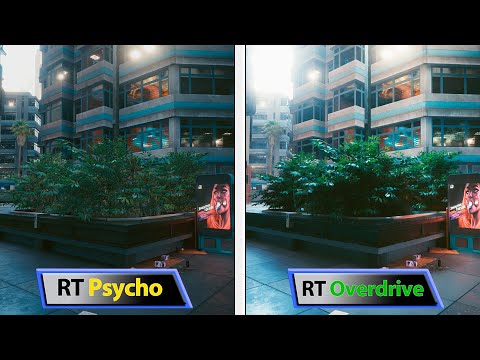 Cyberpunk 2077: Overdrive Path Tracing Comparison | RT OFF - Psycho - Overdrive