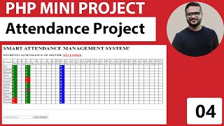 Attendance Management System Project in PHP with Source Code Part 4