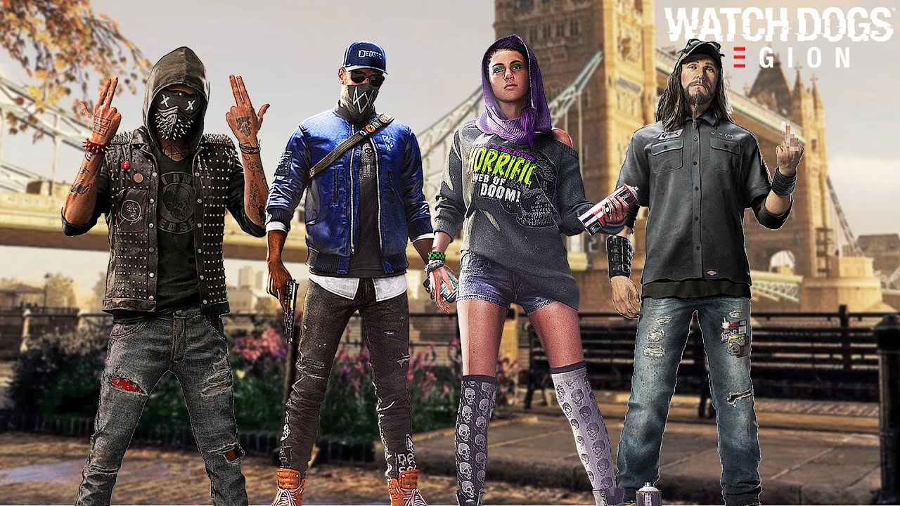 Watch Dogs Legion's Characters