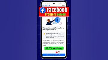 turn on advanced protection to unlock your account facebook | two factor authentication