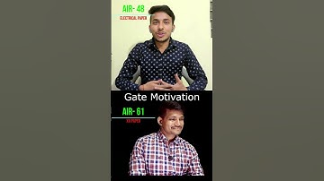Gate Motivation || AIR-48 With AIR-61 || All About Gate Preparation || #gatepreparation  #gateexam