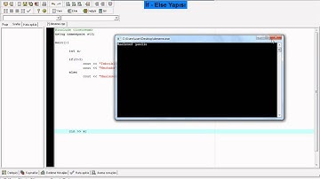 C++ Dersleri – 5 – if – else Kullanımı   Muhammed Mastar