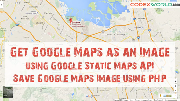 Get Google Maps as an Image using Google Static Maps API