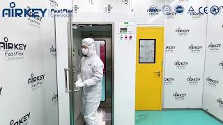 UK Semiconductor Cleanroom Booth Project | Modular ISO Cleanroom Solution by AIRKEY