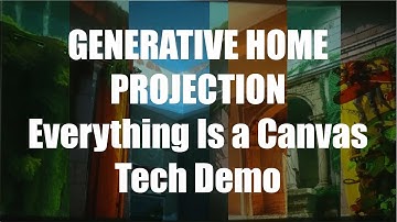 Everything Is a Canvas | Projection Mapping Program Demo | Python + ComfyUI