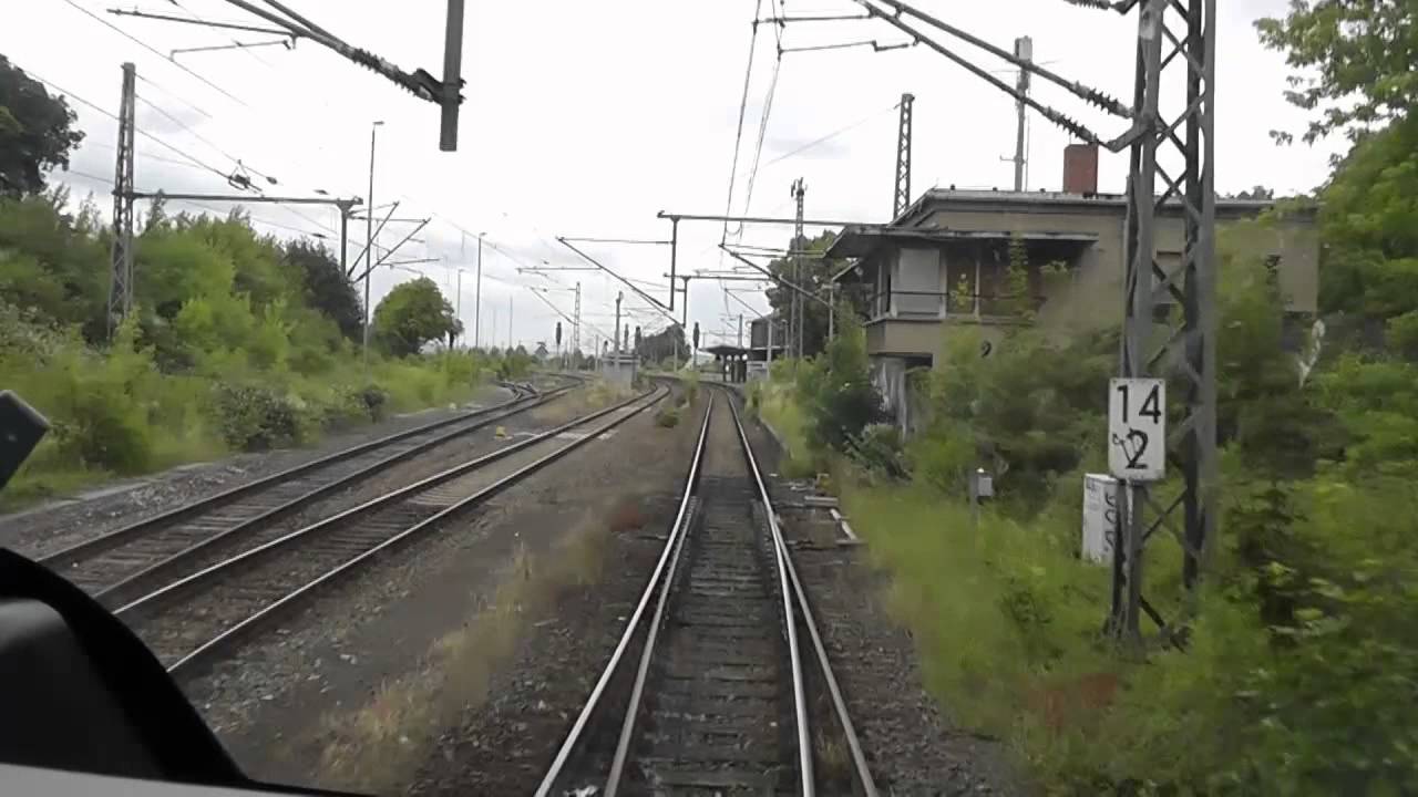 Führerstandsmitfahrt Erfurt - Sangerhausen, Teil 2 Sömmerda - Sangerhausen