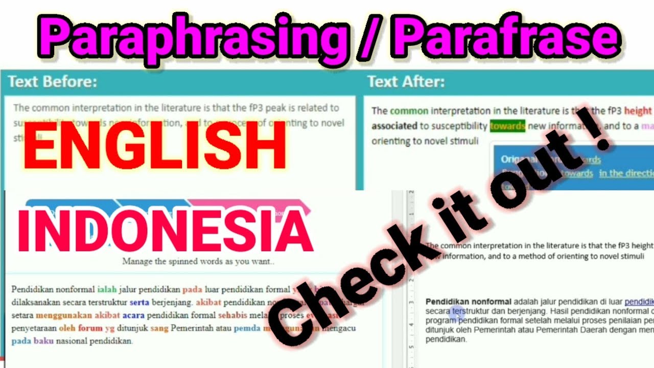 paraphrasing tool indonesia