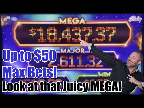Ultimate Fire link - GLACIER GOLD - Chasing that $18k MEGA! Up to $50 Max Bets! Multiple HAND PAYS!