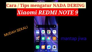 Tutorial Mengatur Nada Dering REDMI NOTE 9 / NOTE 8