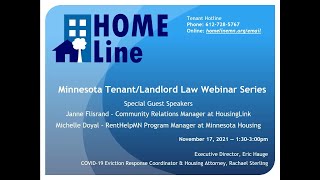 11/17/21 webinar: Guest speakers from COVID-19 emergency rental assistance programs RHMN & ZBP