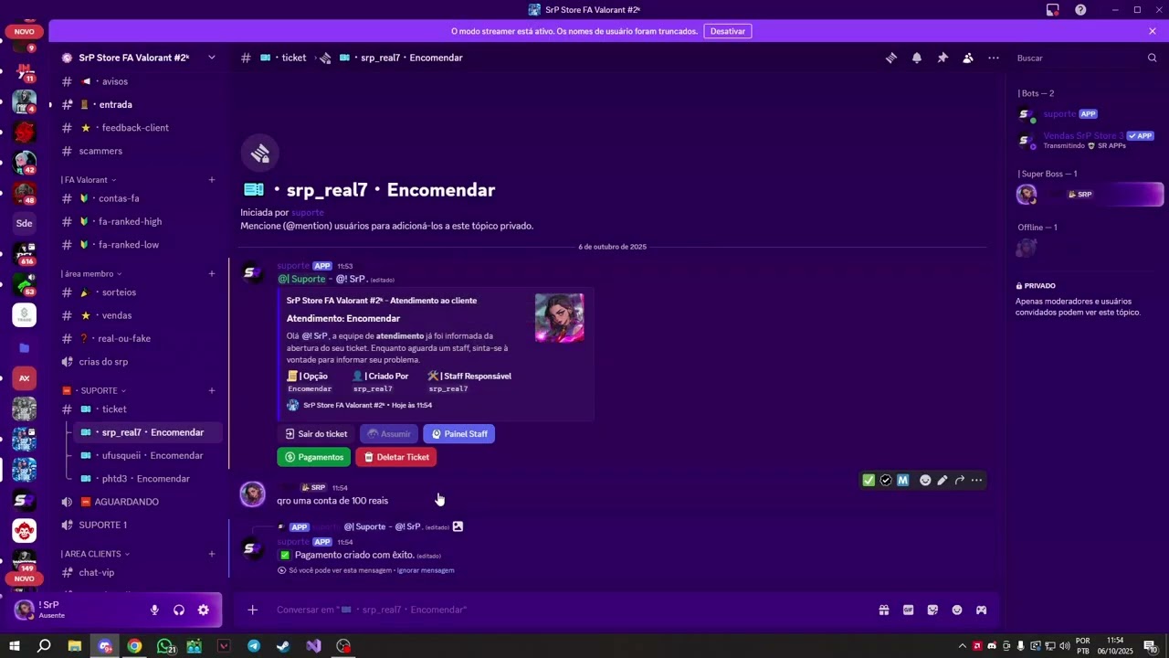 LOJA DE CONTAS VALORANT NFA E FULL ACESSO BARATA